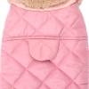 Pikowany płaszcz z klapami Rozmiar: L/XL/XXL