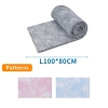 Koc flanelowy z nadrukiem 100x80