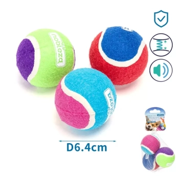 Wysokoelastyczna zabawka piłka tenisowa z dźwiękiem