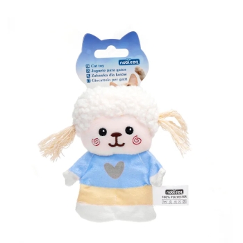 Szeleszcząca zabawka z kocimiętką pluszowa owca