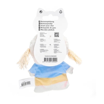 Szeleszcząca zabawka z kocimiętką pluszowa owca