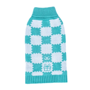 Sweter z golfem z nadrukiem w kształcie ciasteczek dla zwierząt trzy rozmiary