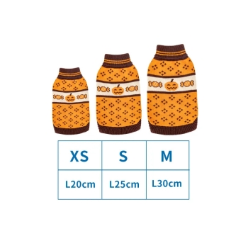 Sweter z golfem z serii owoce dla zwierząt Rozmiar: XS/S/M
