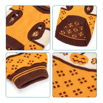 Sweter z golfem z serii owoce dla zwierząt Rozmiar: XS/S/M
