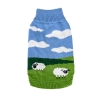 Sweter z golfem dla zwierząt Zielony/Brązowy/Niebieski L/XL/XXL