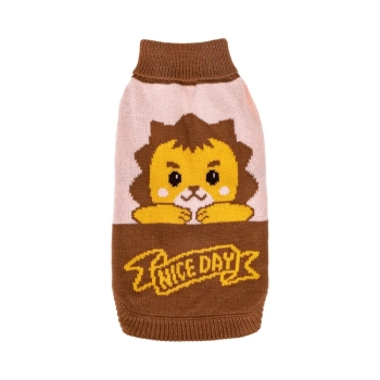 Sweter z golfem dla zwierząt Zielony/Brązowy/Niebieski L/XL/XXL