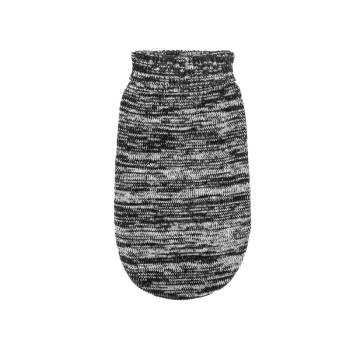 Sweter z golfem w paski dla zwierząt Granatowy/Czarny/Czerwony