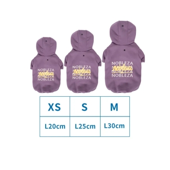 Bluza z kapturem dla zwierząt XS-20CM/S-25CM/M-30CM
