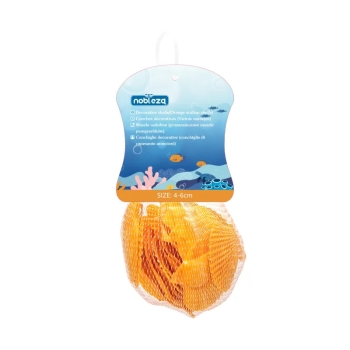 Muszle dekoracyjne pomarańczowe muszle przegrzebków