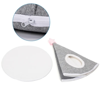 Namiot dla kota filcowe tipi Apache 50x63cm z ozdobną gwiazdką