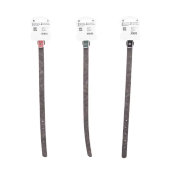 Obroża dla psa z jednolitej sztucznej skóry z PU rozm.M