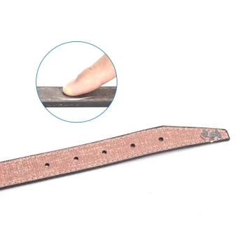 Obroża dla psa z jednolitej sztucznej skóry z PU rozmiar M