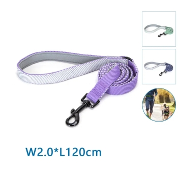 Jednokolorowa smycz dla psa dł.120cm