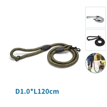 Odblaskowa smycz z grubej liny rozmiar L 120cm