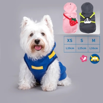Bluza z kapturem dla zwierząt z torbą na ramię Rozmiar: XS/S/M
