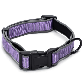 Odblaskowa obroża dla psa rozmiar S 2.5*36-51cm z klamrą