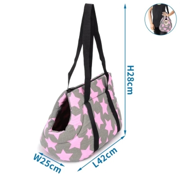 Torba w gwiazdki dla zwierząt do noszenia na ramieniu 42*25*28cm