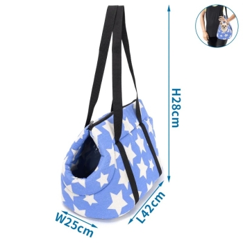 Torba w gwiazdki dla zwierząt do noszenia na ramieniu 42*25*28cm