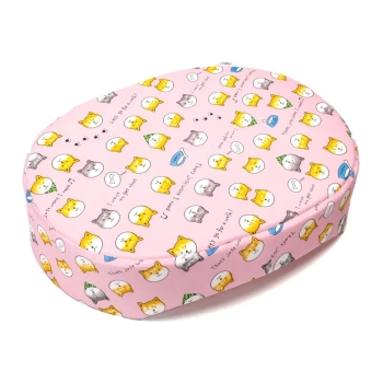 Zestaw 10 legowisk dla zwierząt domowych posłania różowych w kotki