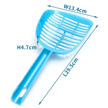 Łopatka z podwójnym sitkiem do żwirku nie przywiera 29.5*13.4*4.7cm