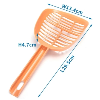 Łopatka z podwójnym sitkiem do żwirku nie przywiera 29.5*13.4*4.7cm