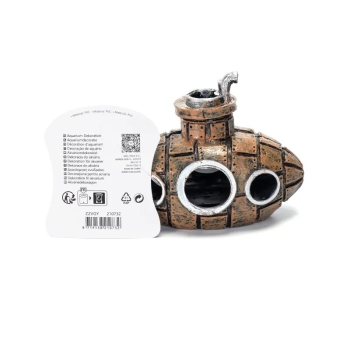 Batyskaf łódź podwodna do akwarium dekoracja i kryjówka dla rybek