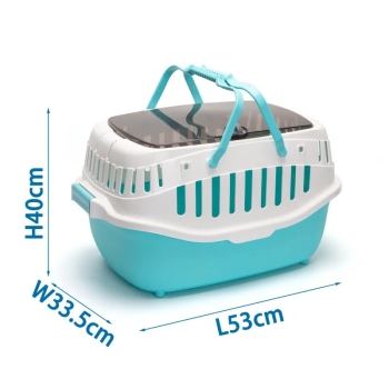 Przenośny transporter dla kota lub pieska z uchylną pokrywką max 8kg