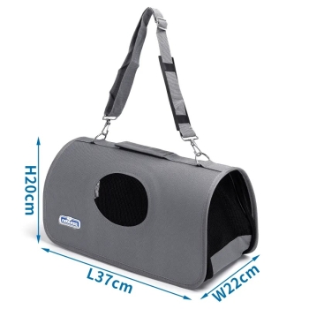 Torba S transportowa dla psa lub kota 37x22x20cm z okienkiem na ramię
