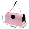 Torba L transportowa dla psa lub kota 51x26x29cm z okienkiem na ramię