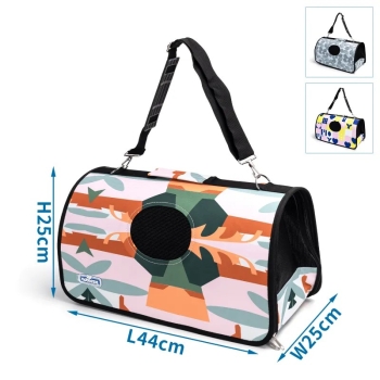 Torba M transportowa dla psa lub kota 44x25x25cm z okienkiem na ramię