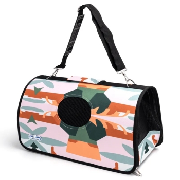 Torba M transportowa dla psa lub kota 44x25x25cm z okienkiem na ramię