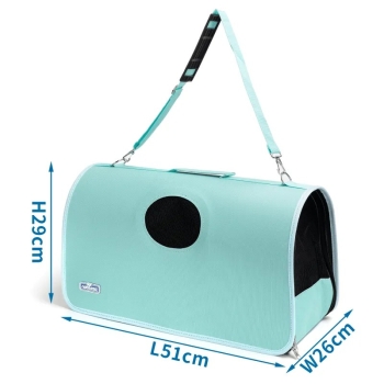 Torba L transportowa dla psa lub kota 51x26x29cm z okienkiem na ramię