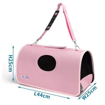 Torba M transportowa dla psa lub kota 44x25x25cm z okienkiem na ramię