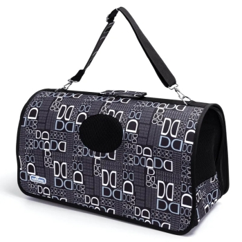 Torba L transportowa dla psa lub kota 51x26x29cm z okienkiem na ramię