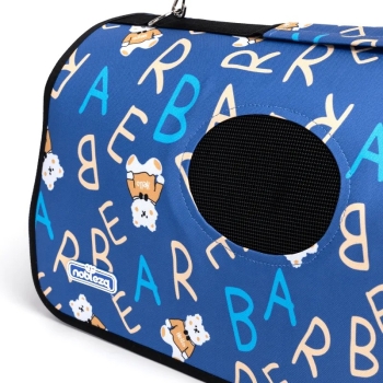 Torba L transportowa dla psa lub kota 51x26x29cm z okienkiem na ramię