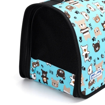 Torba L transportowa dla psa lub kota 51x26x29cm z okienkiem na ramię