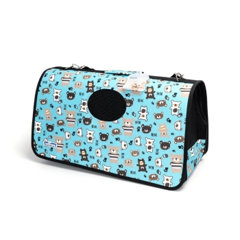Torba L transportowa dla psa lub kota 51x26x29cm z okienkiem na ramię
