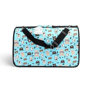 Torba L transportowa dla psa lub kota 51x26x29cm z okienkiem na ramię