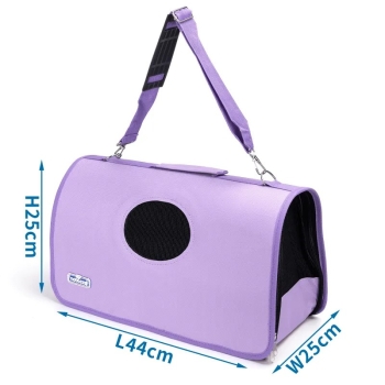 Torba M transportowa dla psa lub kota 44x25x25cm z okienkiem na ramię