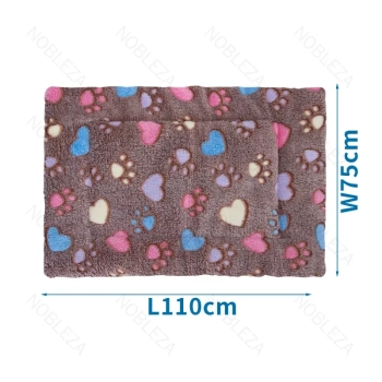 Pluszowy dywanik rozmiar L 110x75x3cm mata z futerkiem dla psa i kota