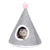 Namiot dla kota filcowe tipi Apache 50x63cm z ozdobną gwiazdką