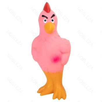 Koguta dla psa lateksowa zabawka gryzak dla psa z dźwiękiem 20x8x6cm