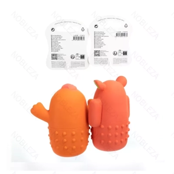 Diabełek dla psa lateksowa zabawka gryzak dla psa z dźwiękiem 11x6x12cm