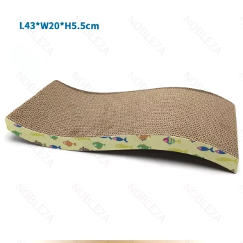 Drapak dla kota falowane legowisko tekturowy z kocimiętką 43*20*5.5cm