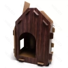 Domek dla kota z kartonu do zabawy drapania lub spania 30x30x52cm