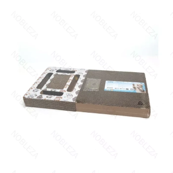 Drapak dla kota tekturowy leżący z kocimiętką i piłeczką 45*24*4cm