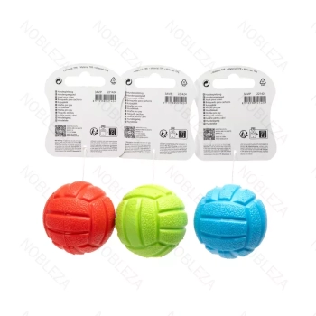 Mini piłka siatkowa 6cm dla psa zabawka gryzak dla psa z dźwiękiem