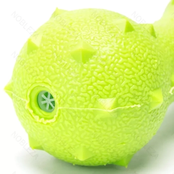 Sztanga dla psa z TPR zabawka gryzak dla psa z dźwiękiem 13.5x5x5cm