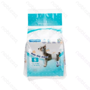 Pieluchy dla psów S 45x20cm opakowanie 10 sztuk chłonne i wygodne