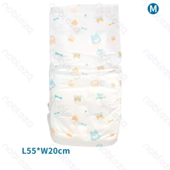Pieluchy dla psów M 55x20cm opakowanie 10 sztuk chłonne i wygodne